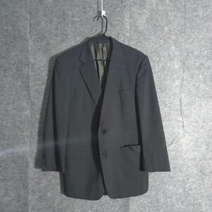 Brooks Brothers Suit Blazer Jacket Men's 42R Gray Pinstripe Wool Two Button